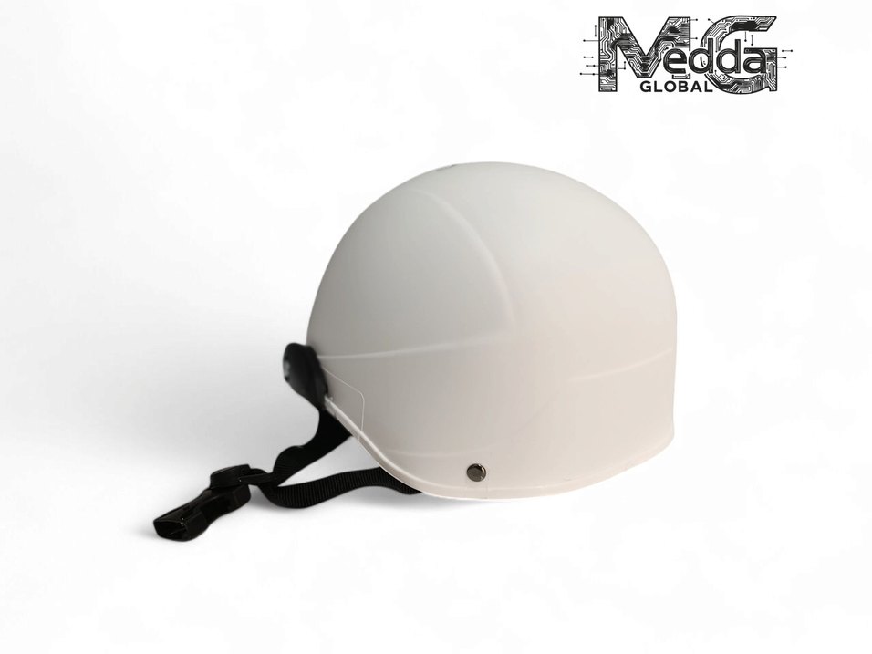 SIFIR MOTOSİKLET KASKI BEYAZ - Görsel 4