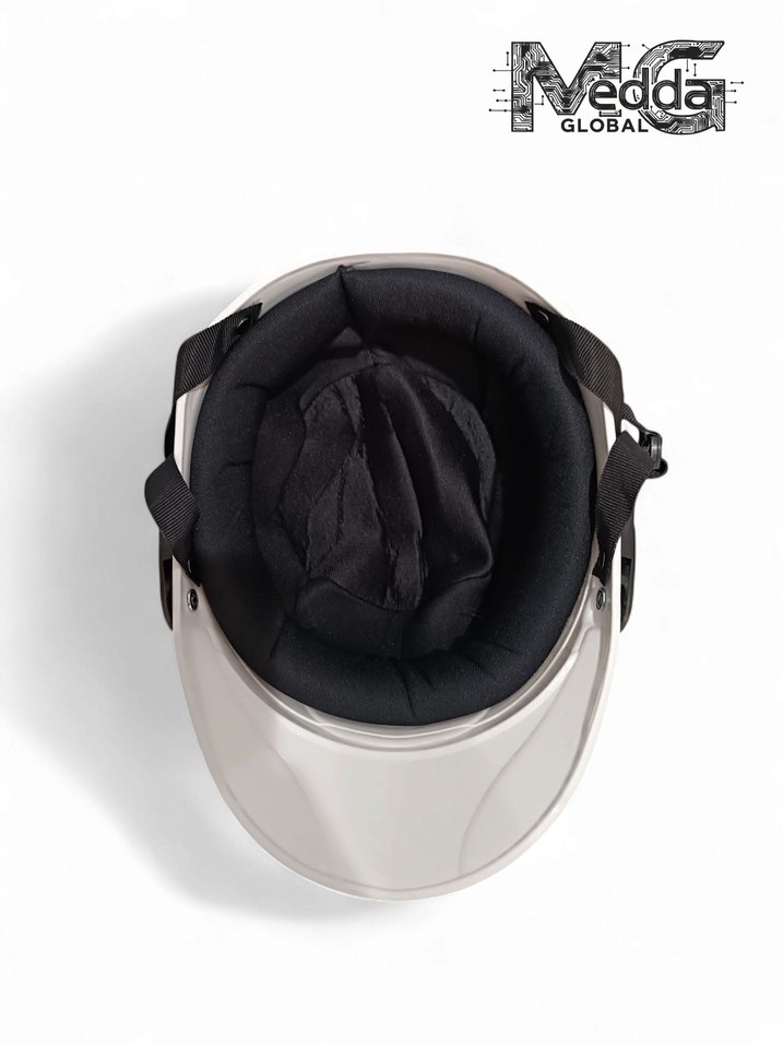 SIFIR MOTOSİKLET KASKI BEYAZ - Görsel 5