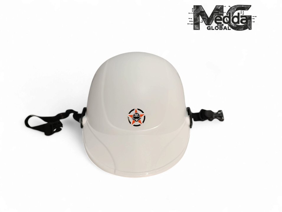 SIFIR MOTOSİKLET KASKI BEYAZ - Görsel 3