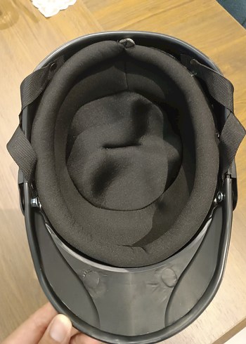 Sıfır Siyah Motosiklet Kaskı Siperlikli - Görsel 2