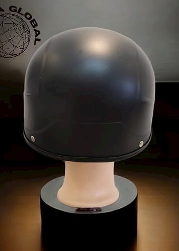 Sıfır Siyah Motosiklet Kaskı Siperlikli - Görsel 4