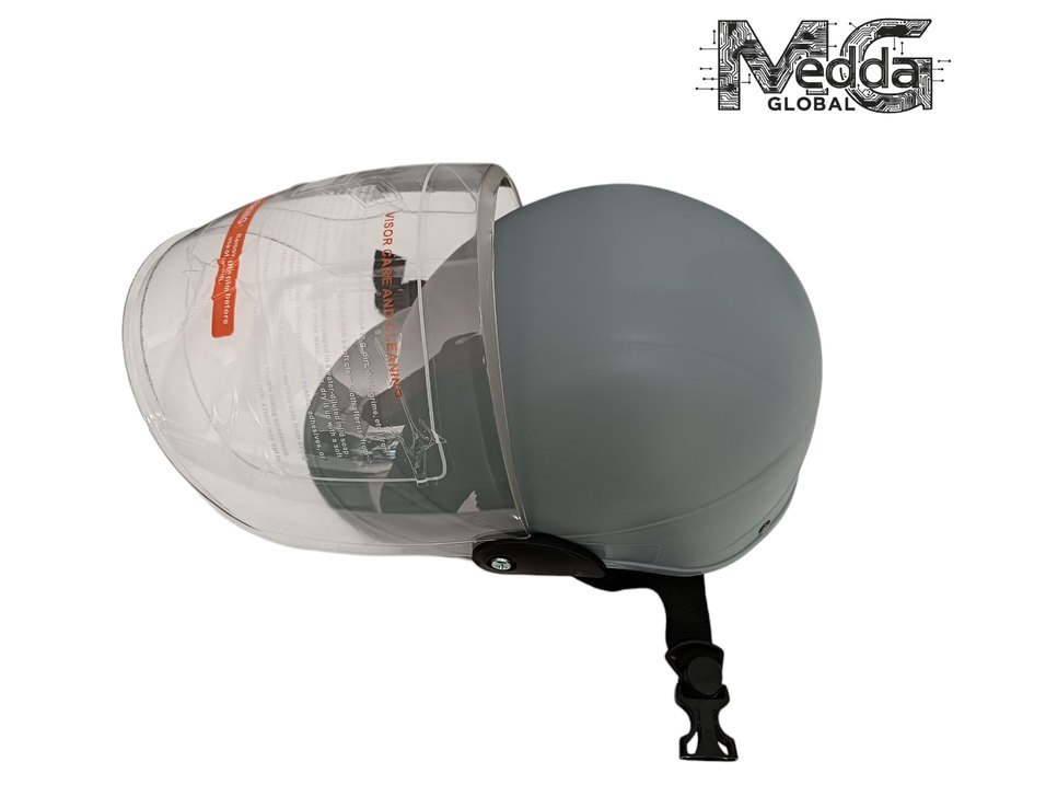 Sıfır Vizörlü Nardo Gri Motosiklet Kaskı - Görsel 2