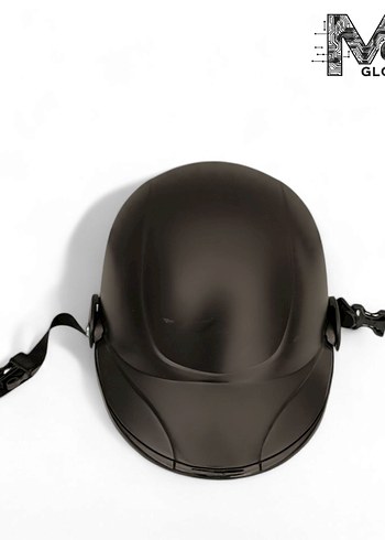 Sıfır Siyah Motosiklet Kaskı - Görsel 4