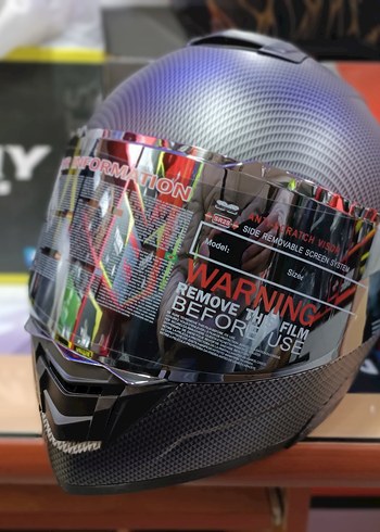 SIFIR ÇENE AÇILIR LAVOUS MOTOSİKLET KASKI - Görsel 3