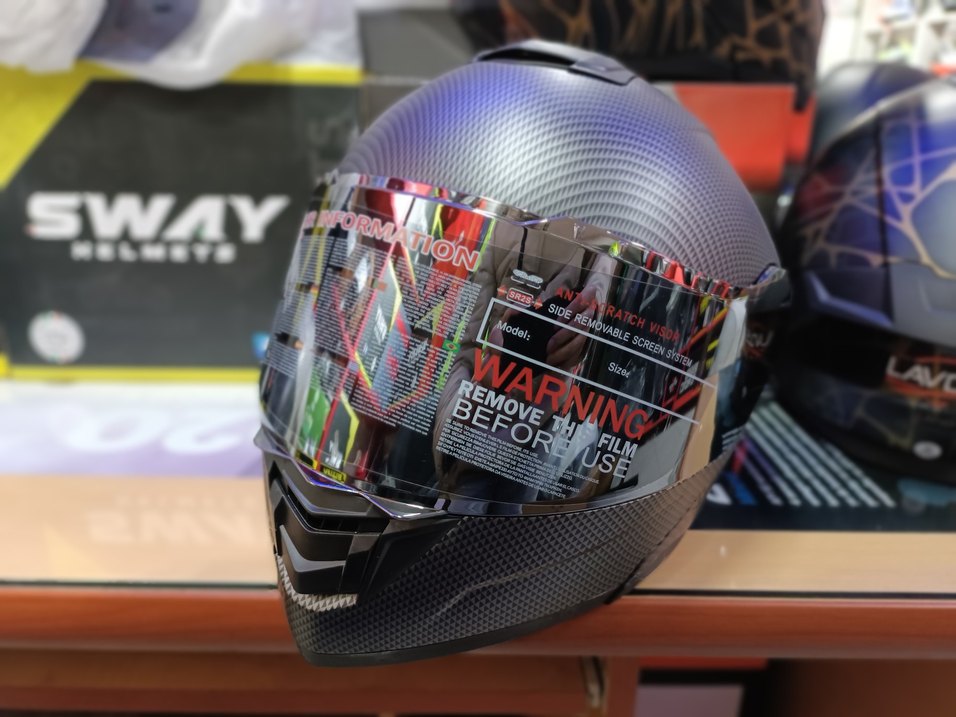 SIFIR ÇENE AÇILIR LAVOUS MOTOSİKLET KASKI - Görsel 3