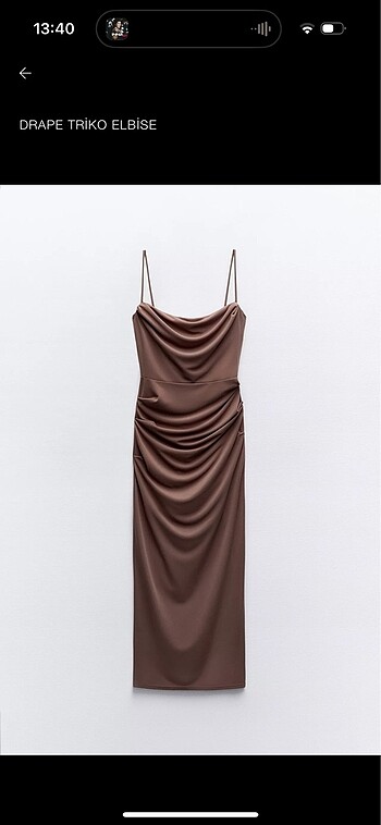 Zara midi elbise
