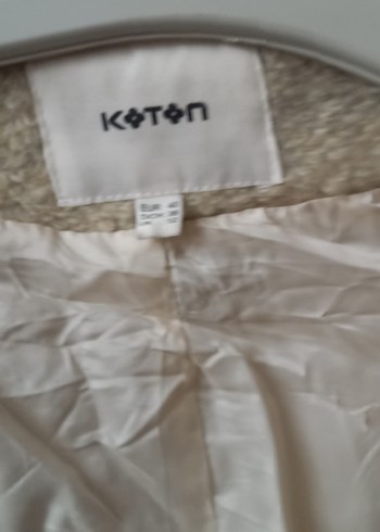 Bej ince yün kaban - Görsel 4