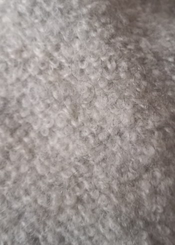 Bej ince yün kaban - Görsel 5