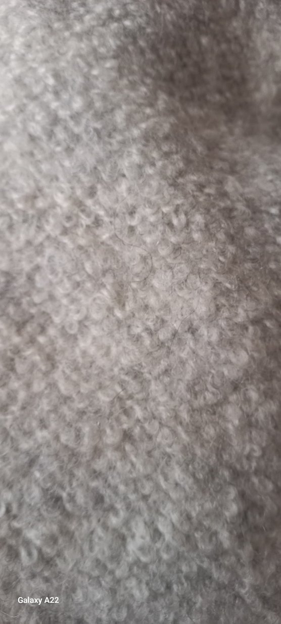 Bej ince yün kaban - Görsel 5