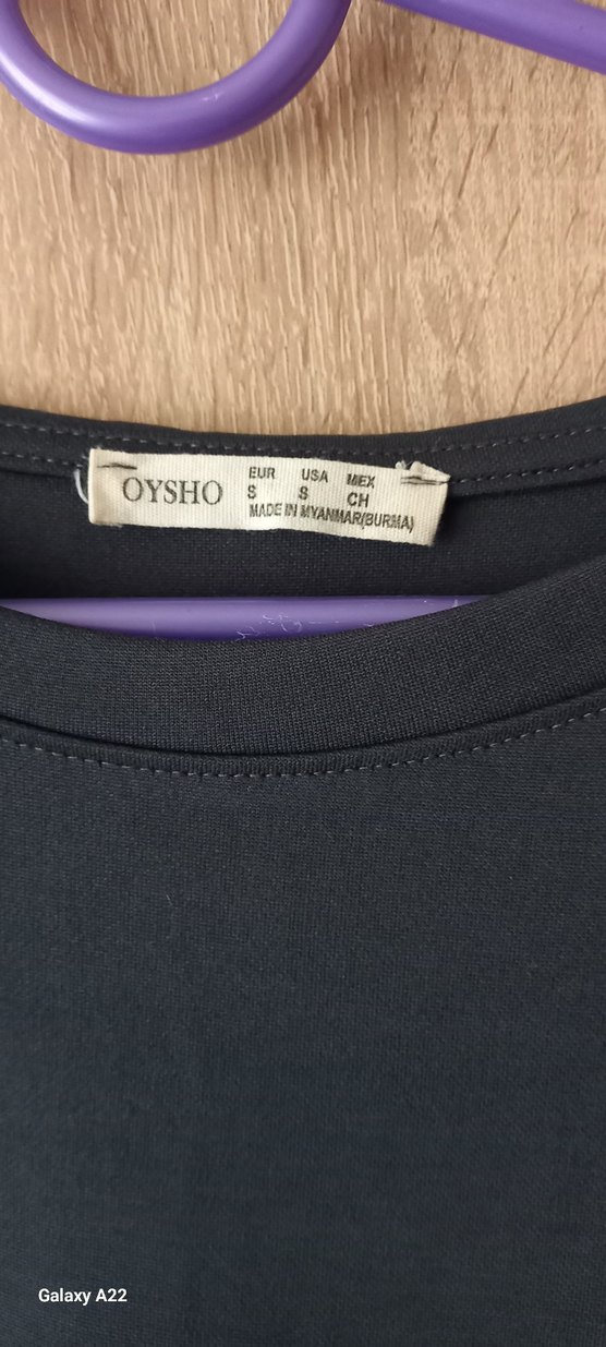 Gri Kısa Kollu Uzun Rahat Elbise - Görsel 2