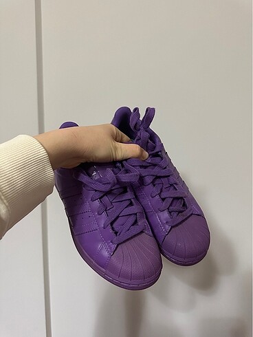 38 Beden mor Renk Mor adidas superstar