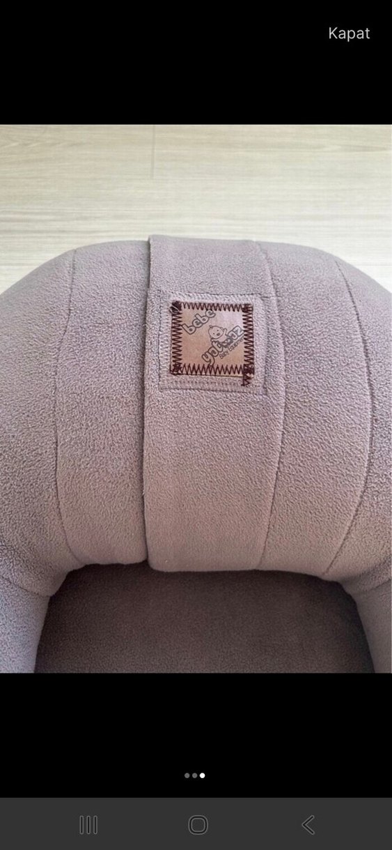 Gri bebek oturma koltugu - Görsel 3