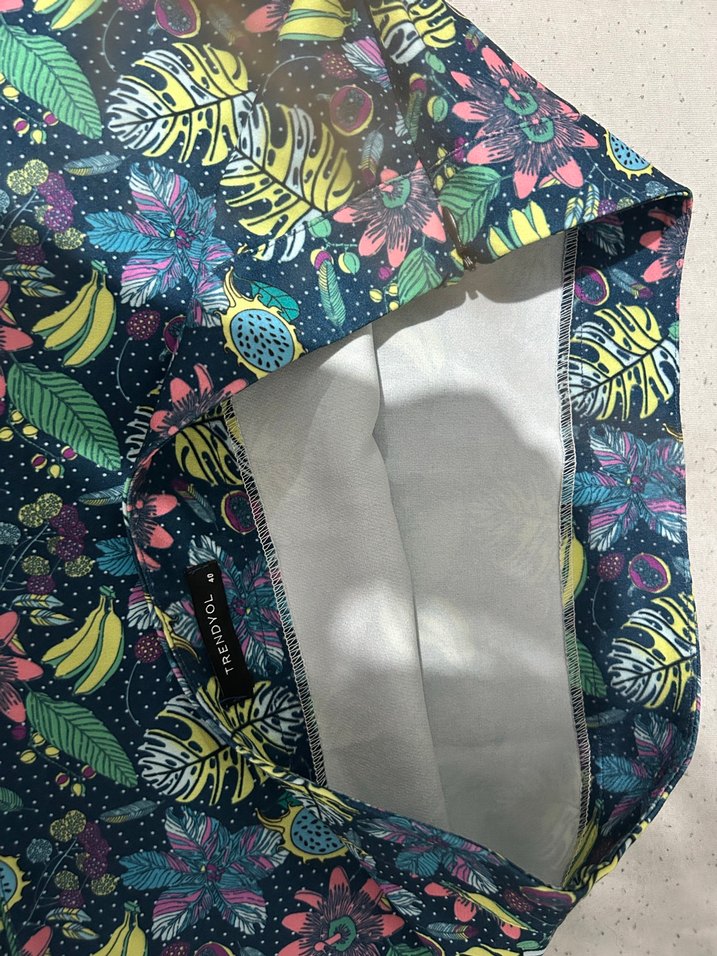 Çiçek Desenli Bohem Mini Şort - Görsel 2