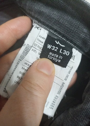 Gri LTB Düğmeli Bol Kesim ErkekJean - Görsel 4