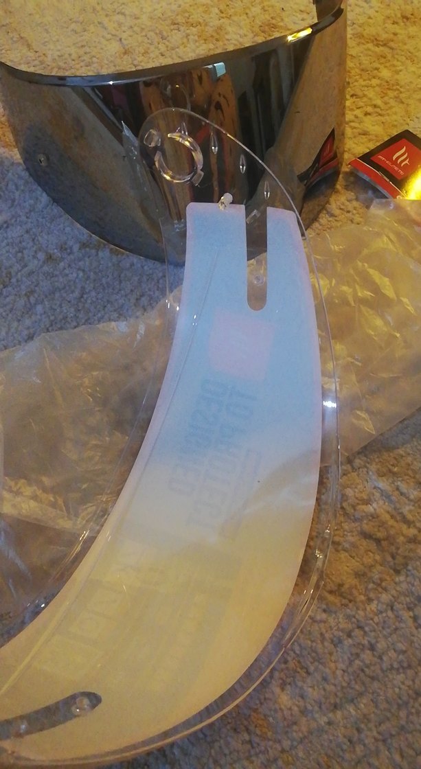 2 adet Motosiklet Kask Vizörü - Görsel 2