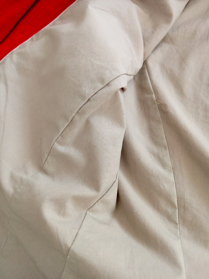 Zara Woman s beden Kemerli Kırmızı Kadın Ceket Trençkot - Görsel 5