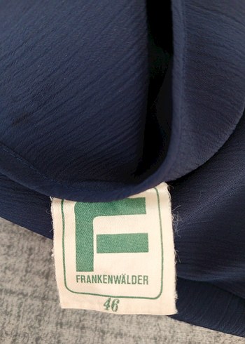 Lacivert Kadın Kolsuz Basic Bluz - Görsel 2