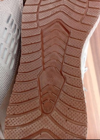 Bej Bağcıklı Spor Kadın Sneakers - Görsel 3