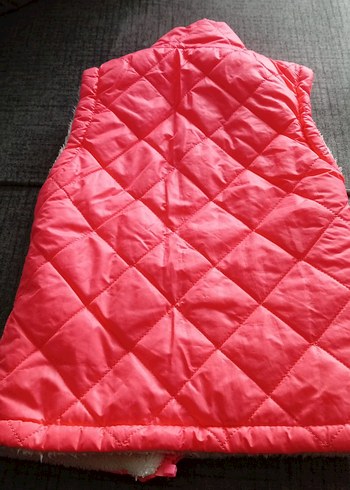 Kız Çocuk Parlak Pembe Fermuarlı Yelek civil girls 5-6 yaş - Görsel 4