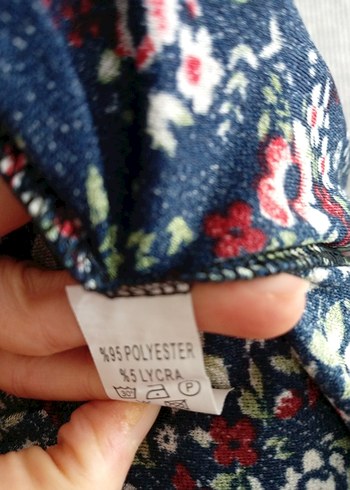 Çiçek Desenli Bohem Kolsuz Bluz - Görsel 4