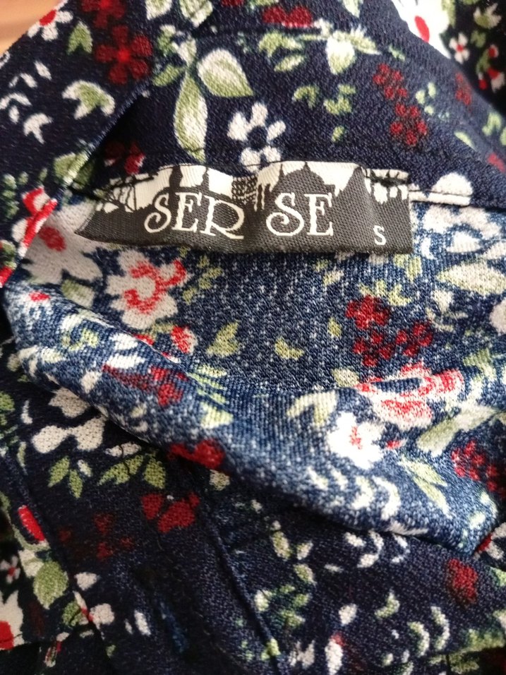 Çiçek Desenli Bohem Kolsuz Bluz - Görsel 3