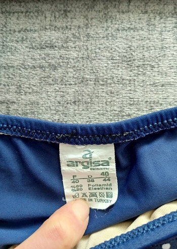 Lacivert Kadın Şortlu Mayo Takımı - Görsel 2