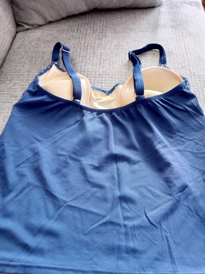 Lacivert Kadın Şortlu Mayo Takımı - Görsel 3