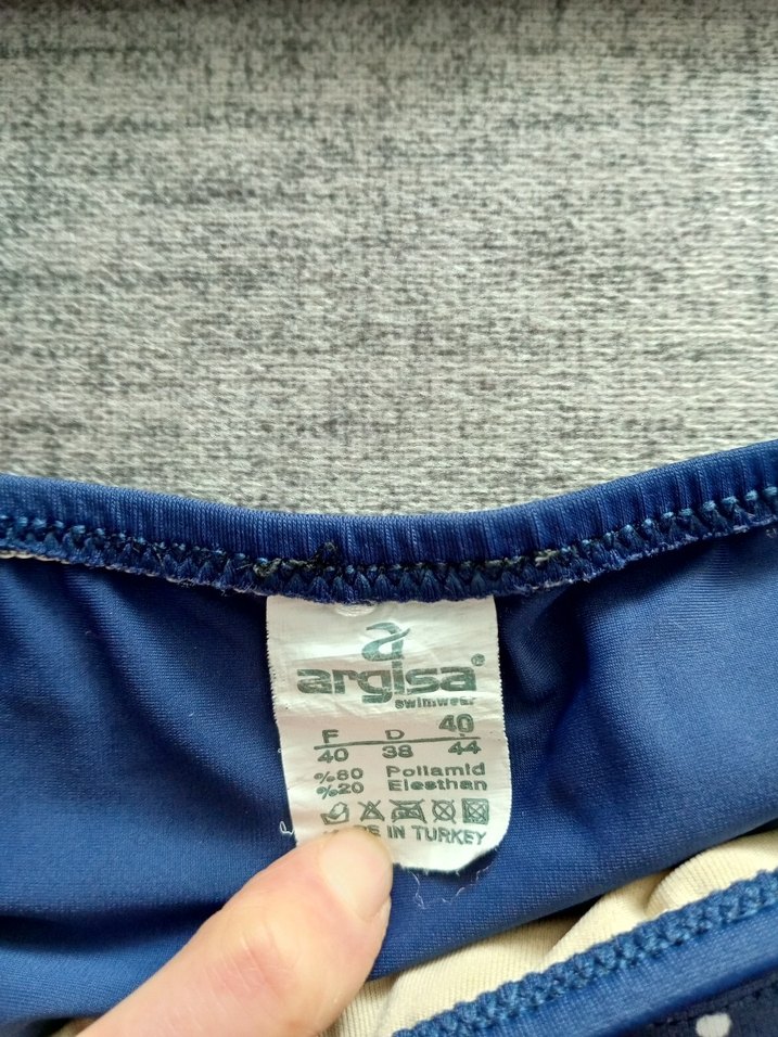 Lacivert Kadın Şortlu Mayo Takımı - Görsel 2