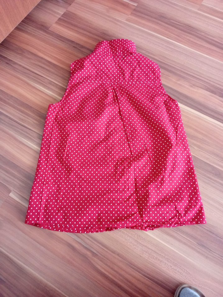 LCW kırmızı puantiyeli gömlek - Görsel 2