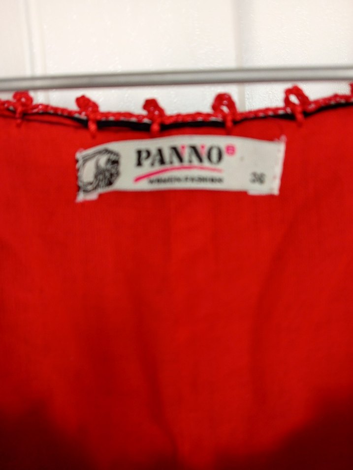 Kırmızı Salaş Bohem Elbise - Görsel 4