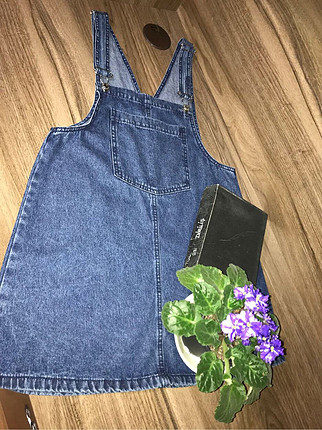 Pull and Bear Pull and Bear kısa jean elbise