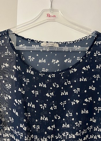 Bohem Renkli Mini Kadın Bluz - Görsel 2