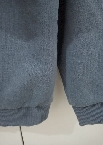 Gri Kapüşonlu Fermuarlı Erkek hırka - Görsel 6