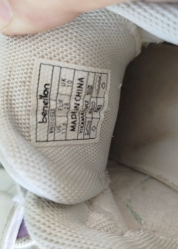 Renkli Bağcıklı ve Cırtcırtlı Kız Çocuk Spor Ayakkabı - Görsel 6