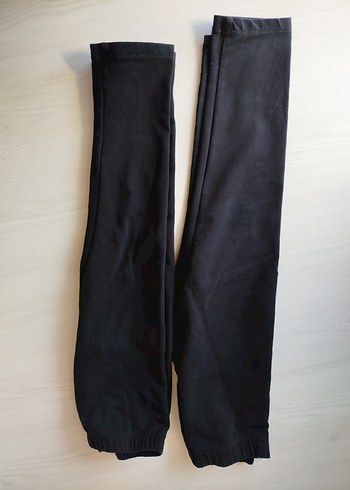 Kız Çocuk Siyah Düz Tayt - Görsel 2