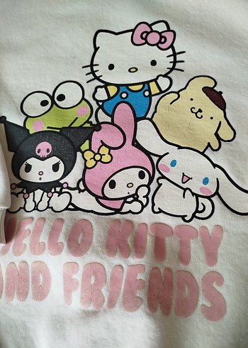 Kız Çocuk Beyaz Baskılı Sweatshirt - Görsel 4