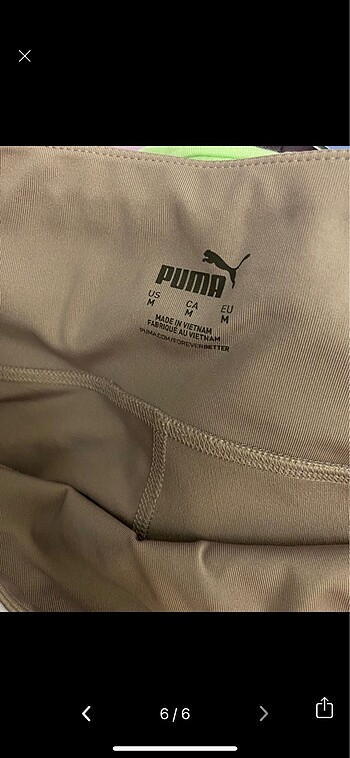 m Beden mor Renk Puma lila tayt