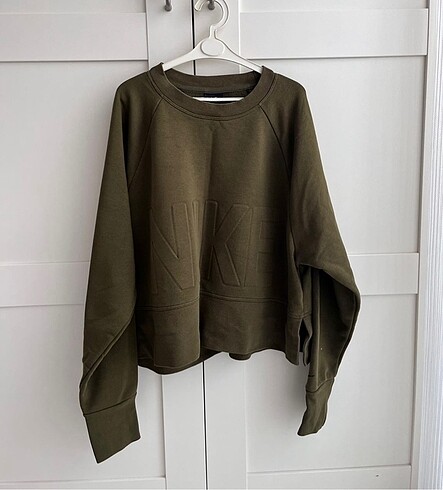 Nike haki orijinal sweatshirt Xs s uyumlu