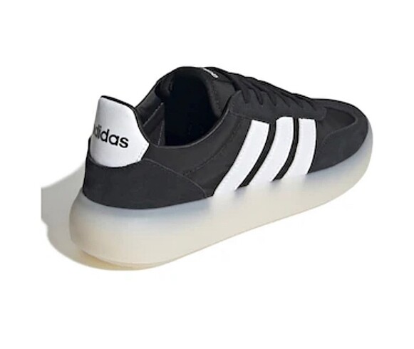 40 Beden siyah Renk Adidas barreda siyah süet spor ayakkabı