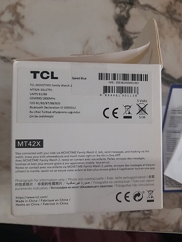  Beden Tlc movetime mavi çocuk akıllı saat familywatch2