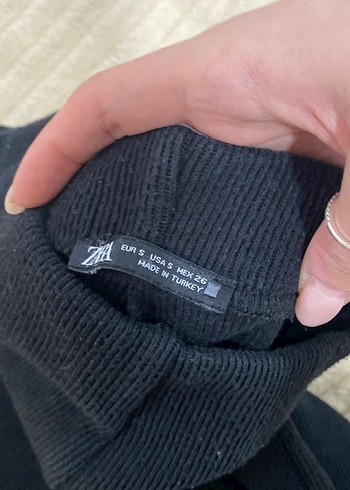 siyah Kadın Elastik Kumaş Pantolon - Görsel 2