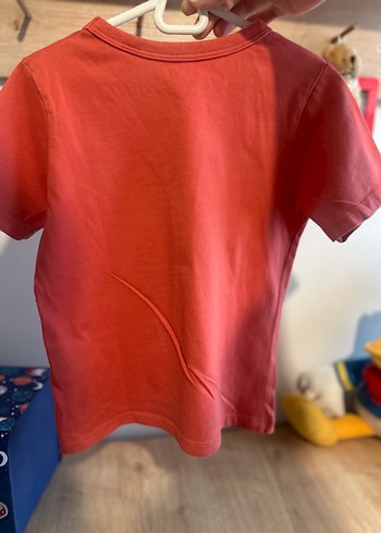 Erkek Çocuk Baskılı Kırmızı Tişört - Görsel 2