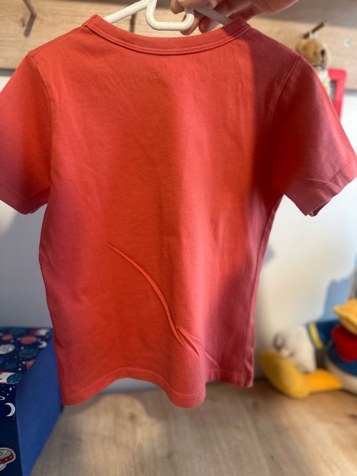 Erkek Çocuk Baskılı Kırmızı Tişört - Görsel 2