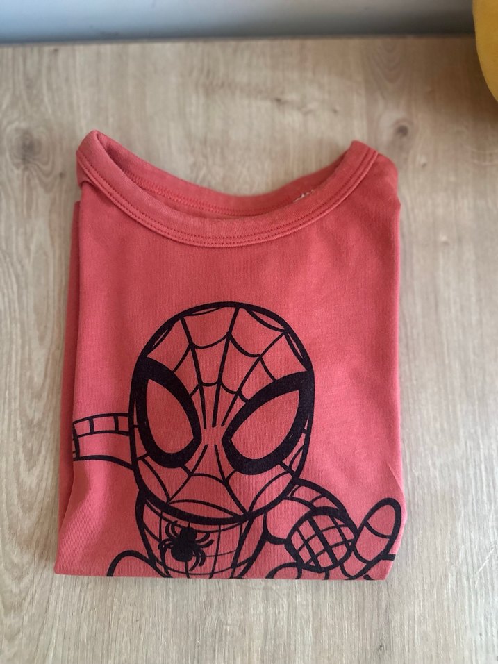 Erkek Çocuk Baskılı Kırmızı Tişört - Görsel 3