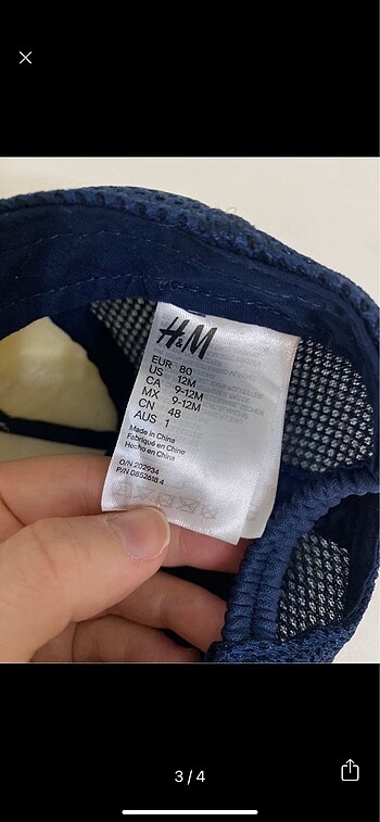 6-12 Ay, 18 cm Beden beyaz Renk Hm şapka