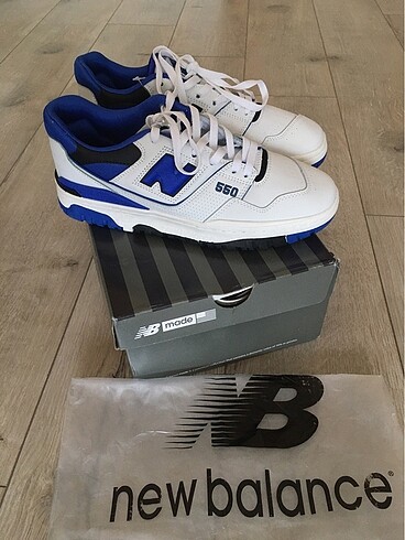 NEW BALANCE 550 BLUE/WHİTE - 43 NO - 0 ÜRÜN