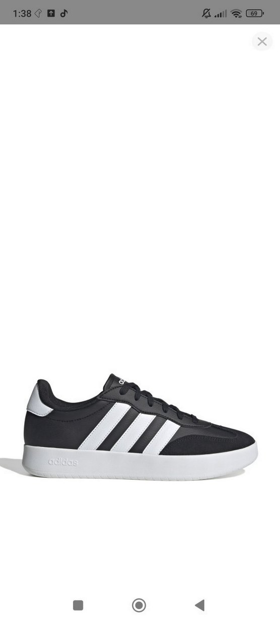 Erkek Siyah Gri Adidas Spor Ayakkabı - Görsel 3