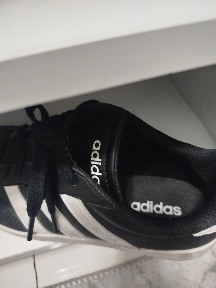 Erkek Siyah Gri Adidas Spor Ayakkabı - Görsel 4