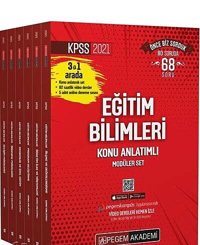 Eğitim Bilimleri Konu Anlatımlı Modüler Set (Pegem 2021)