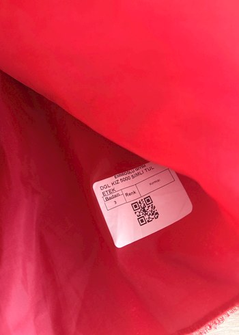 Kız Çocuk Kırmızı Dantel Detaylı Bohem Etek - Görsel 7